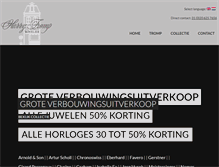 Tablet Screenshot of harrytromp.nl
